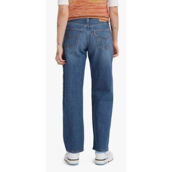 Levi's Blue Straight Leg Women's Jeans - Picture 3 of 4